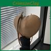 Trendy Pu Heart Shaped Crossbody Bag With Inner Zipper Pocket For Everyday Fashion