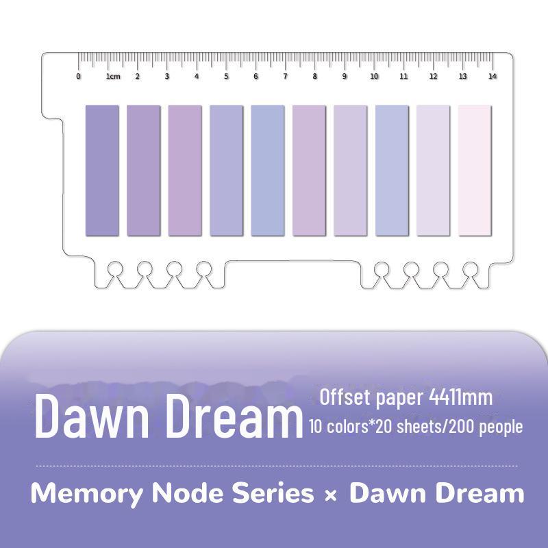 

Простые липкие заметки Индексация цветов Моранди - Серия Узел памяти (6 вариантов)