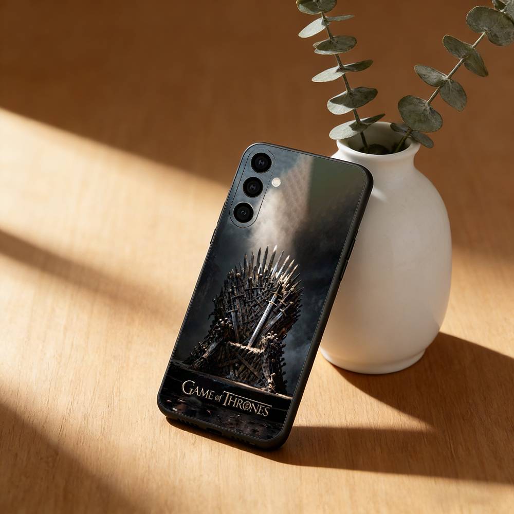 Game of T-Thrones The I-Iron T-Throne  Phone Case For Samsung Galaxy A91,80,73,72 ,71,53,52,32 ,31,22,21s,20,Soft Black Case Samsung a21