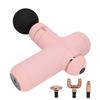 Massage Gun Rechargeable Soreness Pain Relief Deep Tissue Vibration Electric Muscle Massager (Pink)