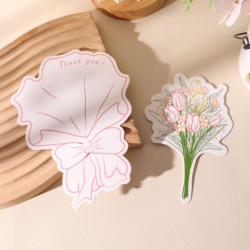 Mini Size Thank You Card DIY Bless Card Ins Cake Decor Tag  Birthday Gift