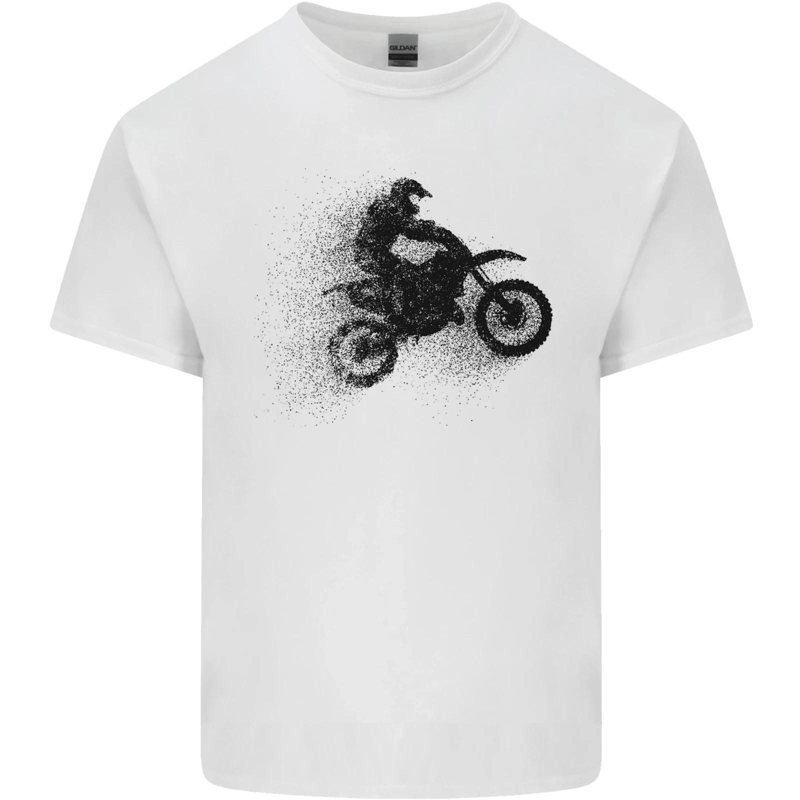 Abstract Motocross Rider Dirt Bike Kids T-Shirt Childrens 3XL