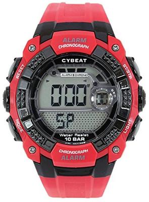 [J-Axis] Sportuhr 10 ATM Wasserdicht Digitale Uhr ACY15-RE Herren Rot