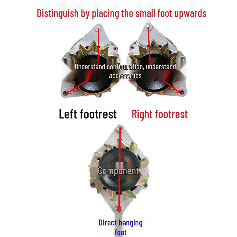 High-Power Brushless Generator Set with Pure Copper Electric Roller and Internal Regulation for Agricultural and Engineering Vehicles