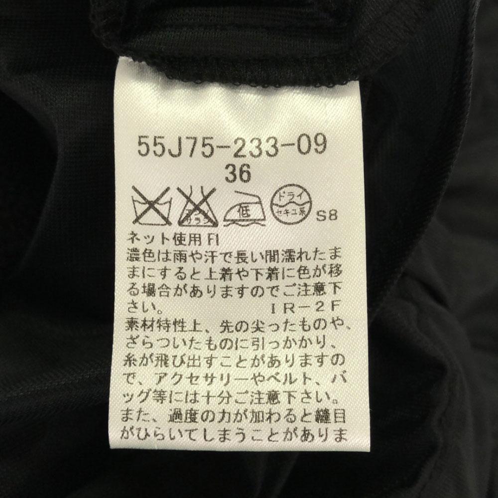 BLUE LABEL CRESTBRIDGE Sanyo Shokai Check Pattern Long sleeve Fisherman's knitwear one piece Women Used