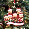 Christmas Pendant DIY Personal Family Christmas Decorations For Home Navidad Christmas Tree Hanging Ornament New Year