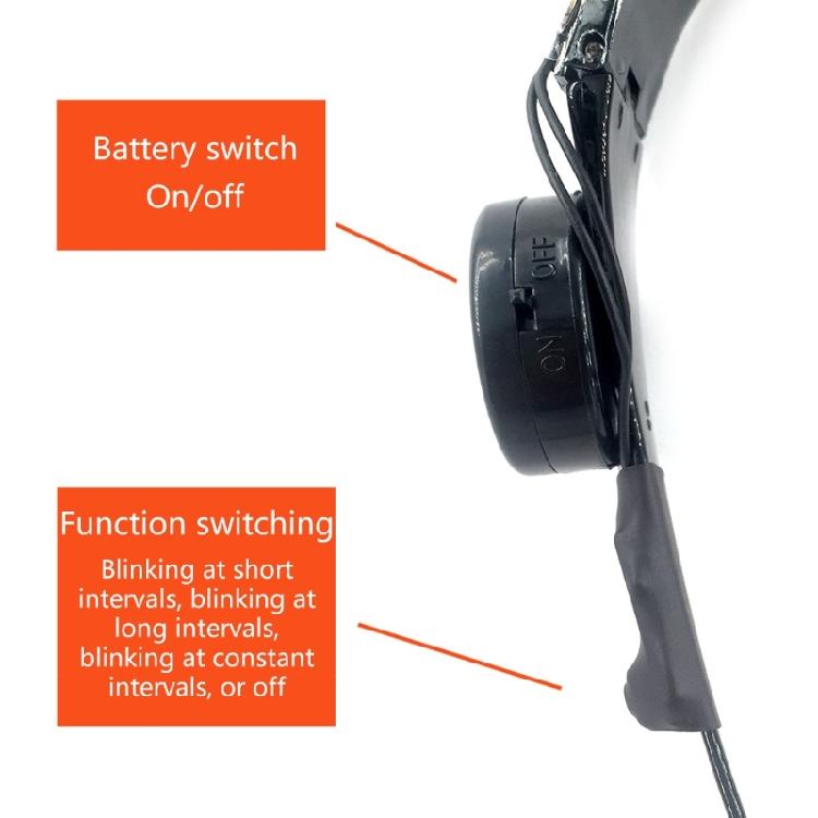 Elektrische leuchtende LED-Partybrille Unisex Mode leuchtende Brille für Rave-Partys Halloween Cosplay Kostüm Sonnenbrille