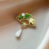 Chinese-style Brooch To Prevent Showing of Skin, Women's Brooch, Suit Pin, Clothing Accessory, Jewelry, Brooch