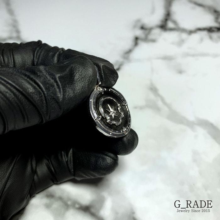 G_Rade Basic Circle Logo Necklace(L Size)