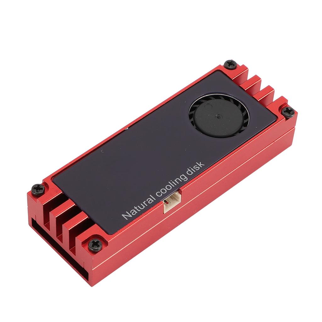 NVMe M.2 Heatsink Temperature Display Aluminum High Performance SSD Cooler with Dual Thermal Silicone Pads
