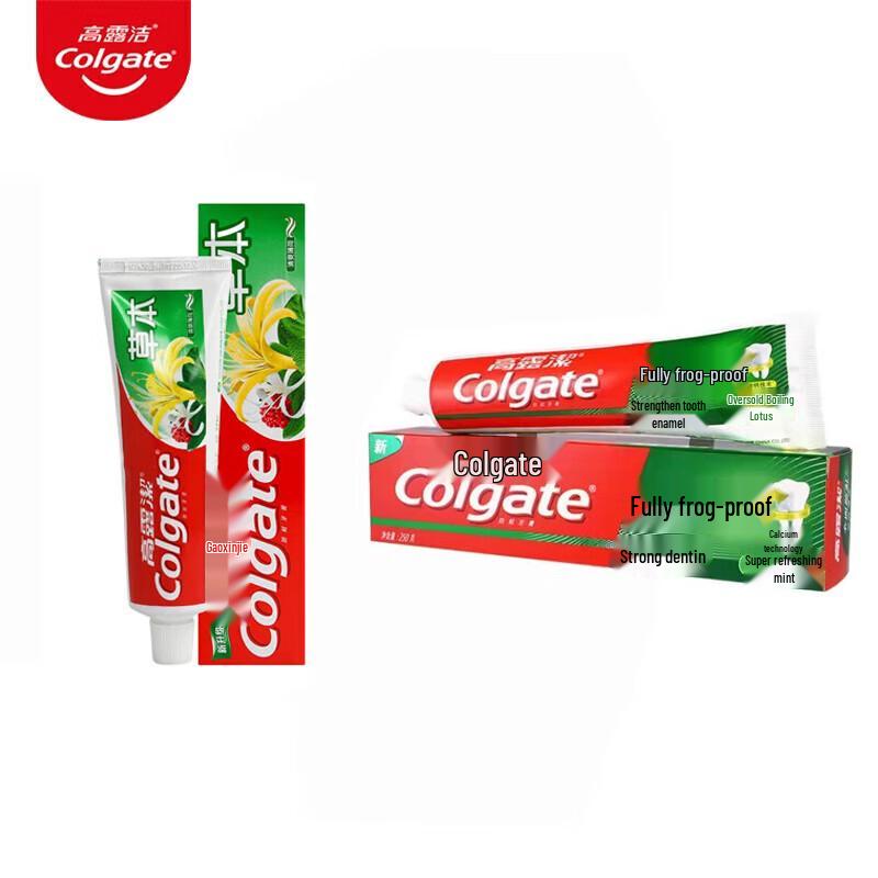 

Colgate Toothpaste Duo Pack (Fresh Breath Herbal & Total Cavity Protection)