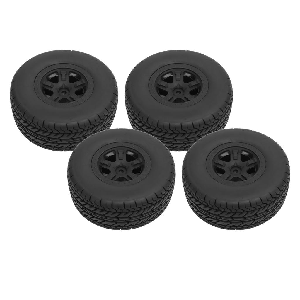 4PCS 110mm RC Tires 12mm Hex Rubber RC Truck Tire for Slash Arrma 1/10 RC Short Course Trucks