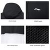 Li Ning Color Block Logo Print Hooded Sun Protection Jacket Men Jackets Black AFDT527-6