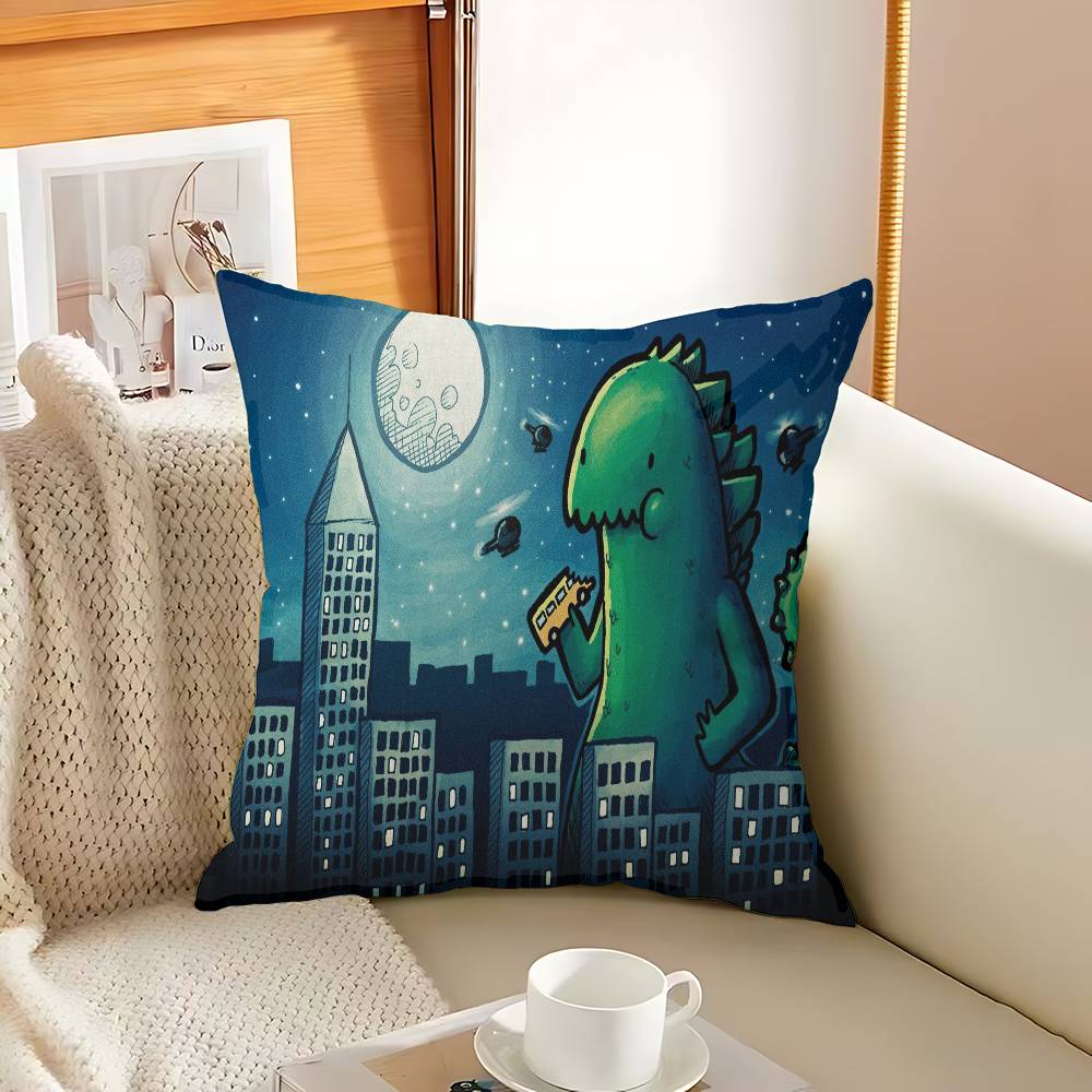 Anime G-Godzillas Cushion Cover Decorative Pillow Sofa Home Decor case pillow cases