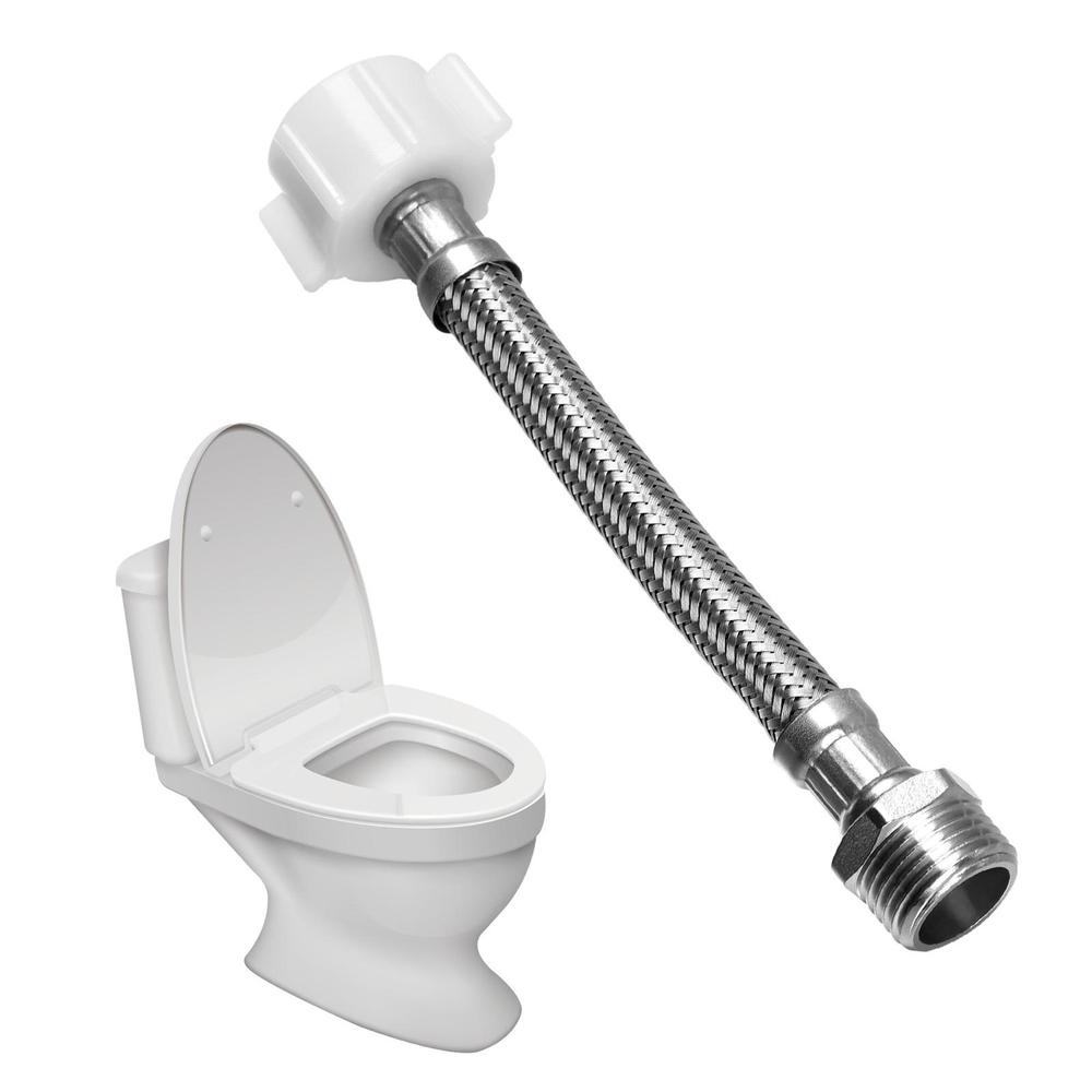 Water Toilet Tank 7/8 Male Hose Extension Toilet Supply Connector 6inch