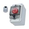 Industrial Control Panel Switch Enclosure with IP67 Protection Resists Moisture and Dust White ABS Body with Screw Terminals