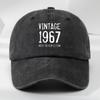 Washed Baseball Cap Men Women Vintage Cotton Curved Brim Sun Protection Hat