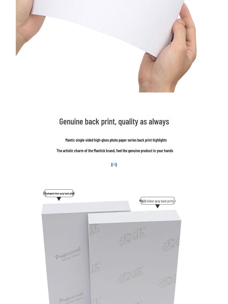 Vysoce lesklý inkoustový fotografický papír - velikosti A4, 5'' a 6'' pro tisk fotografií