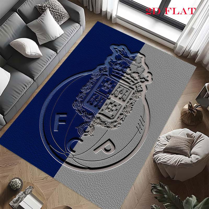 FC Porto Poster Teppich für Wohnzimmer Schlafzimmer Zuhause Sofa Dekoration, Kinder Spiel rutschfeste Bodenmatte