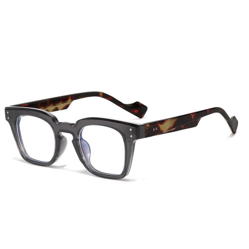 2025 New Men Presbyopic Reading Glasses Frame Retro Fashion Square Reading Eyeglasses for Presbyopia Reader Spectacles