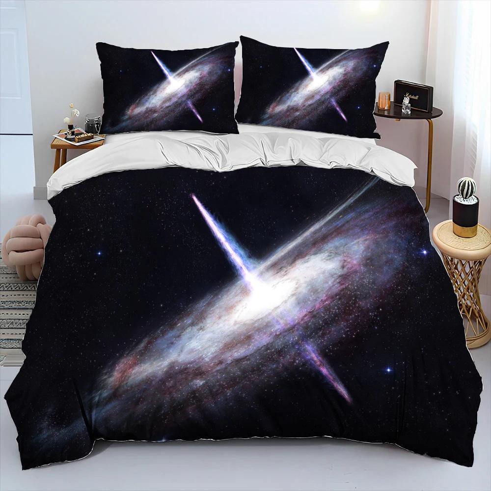 Digital Printing Three-Piece Universe Printing Bedding Home Textile Bedding