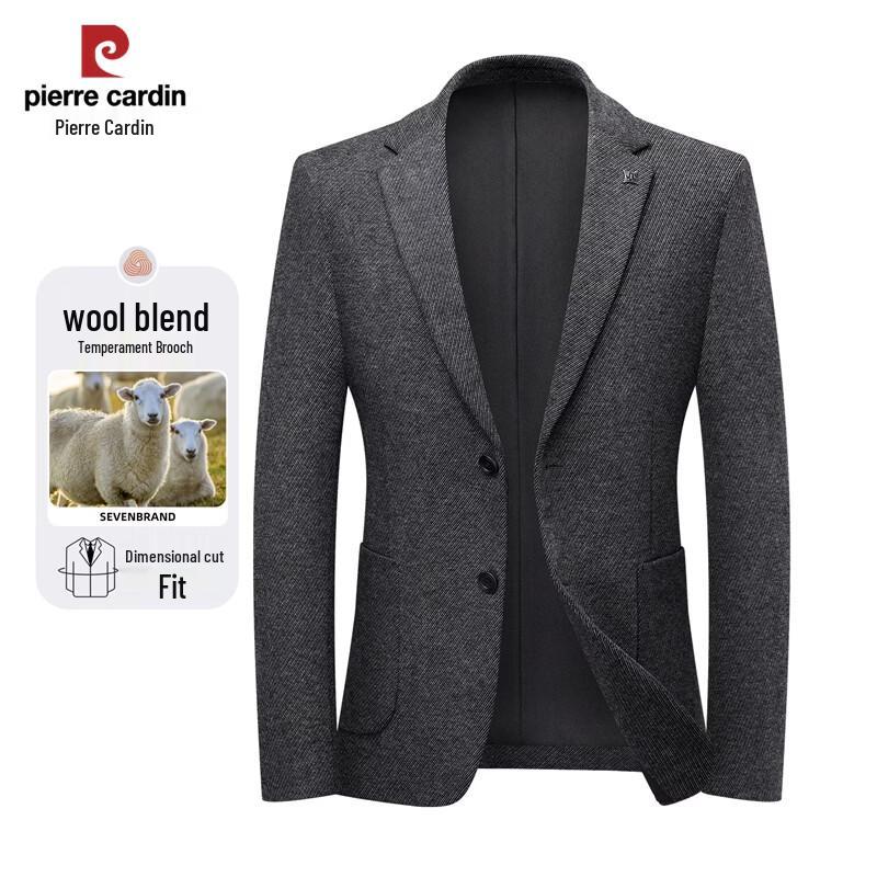 Pierre Cardin Men s Wool Blend Slim Fit Blazer M