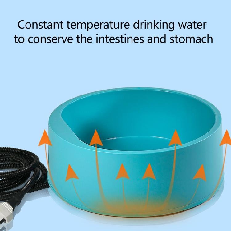 2.6L Auto Temperature Control Pet Water Bowl 220V Heating System For Cold Climates