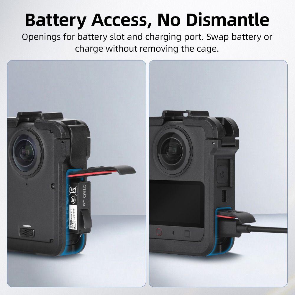Magnetic Frame Cage Rabbit Cage for DJI Osmo 360/Osmo 360 II Action Camera Accessories