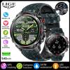 GPS Sports Waterproof Smart Watch Men 1.46“HD Full Touch Screen 500mAh Battery Flashlight Compass Bluetooth Call Smartwatch