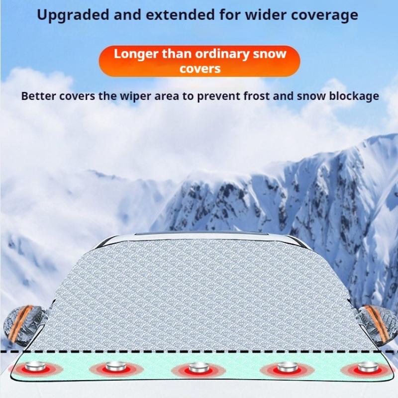 Waterproof Magnetic Sunshade Cover Car Front Windscreen Snow Protector Automobile Windshield Cover
