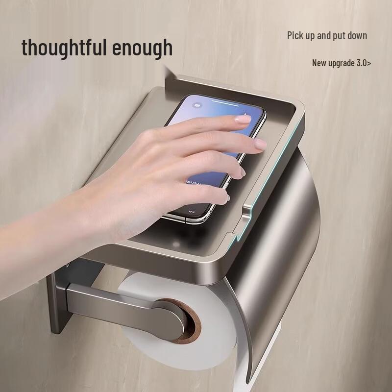 Yipan Adhesive Waterproof Bathroom Tissue Holder