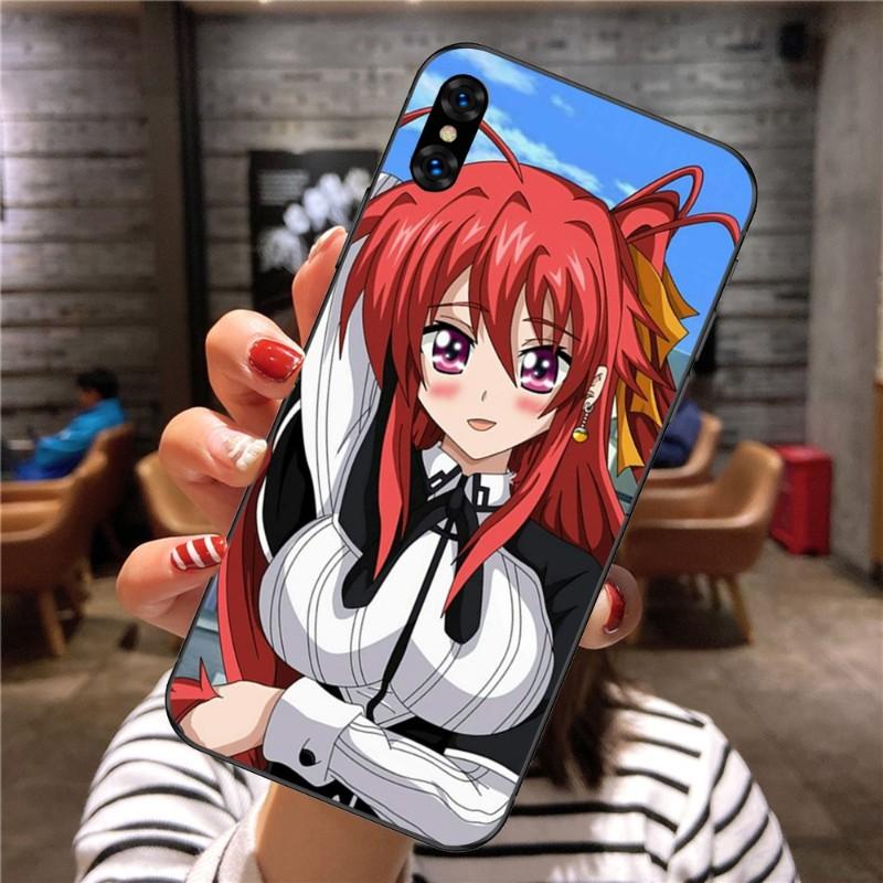 Rias Gremory Anime Phone Case For Xiaomi Mi 12 11T 10T 9T Lite Pro Ultra Note 10 Poco F3 F4 X4 GT Soft Black Phone Cover