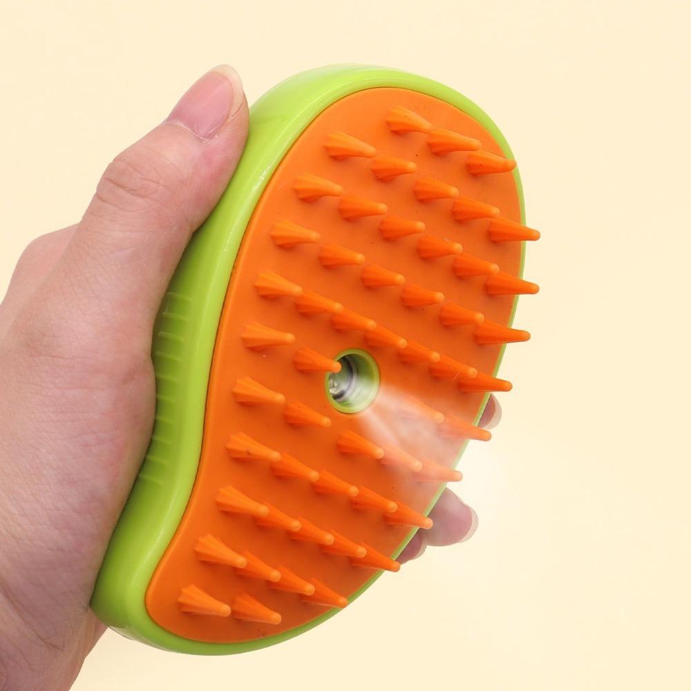 Cat Dog Steamy Brush Steam Brush Electric Sprayer For Massage Pet Grooming Tool Shedding 3 In 1 Electric Sprays Massage Combs