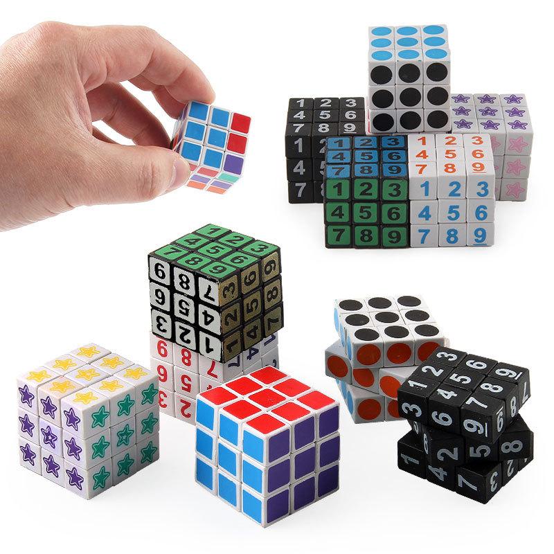 Mini Smooth Rubik'S Cube, Third Order Rubik'S Cube, Children'S Educational And Early Education Toys Beginner 3Cm Rubik'S Cube