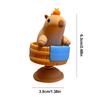 Dashboard Shaking Figure Head Shaking Figurine For Car Dashboard Tabletop Ornament With Spring Base For Center Console Living