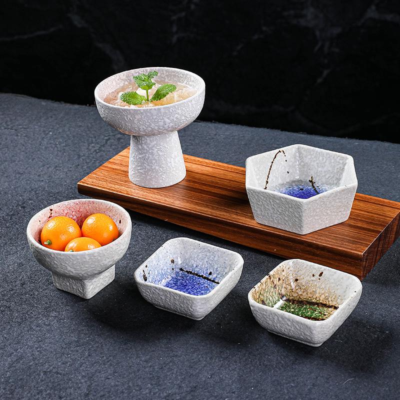 Nakládaná mísa Mísa na koření Grilovací talíř Miska na slané pokrmy Podnos na sójovou omáčku Podnos na občerstvení Japonská keramika malá