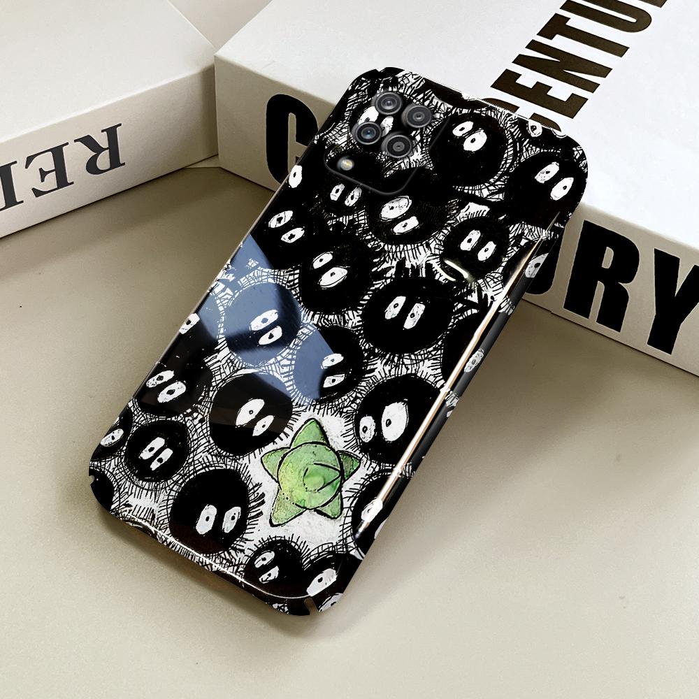 Husă de telefon cu film all-inclusive, design de modă desen animat, carcasă dură cu acoperire completă, husă cu protecție pentru cameră pentru Samsung Xiaomi Poco Redmi Infinix Tecno