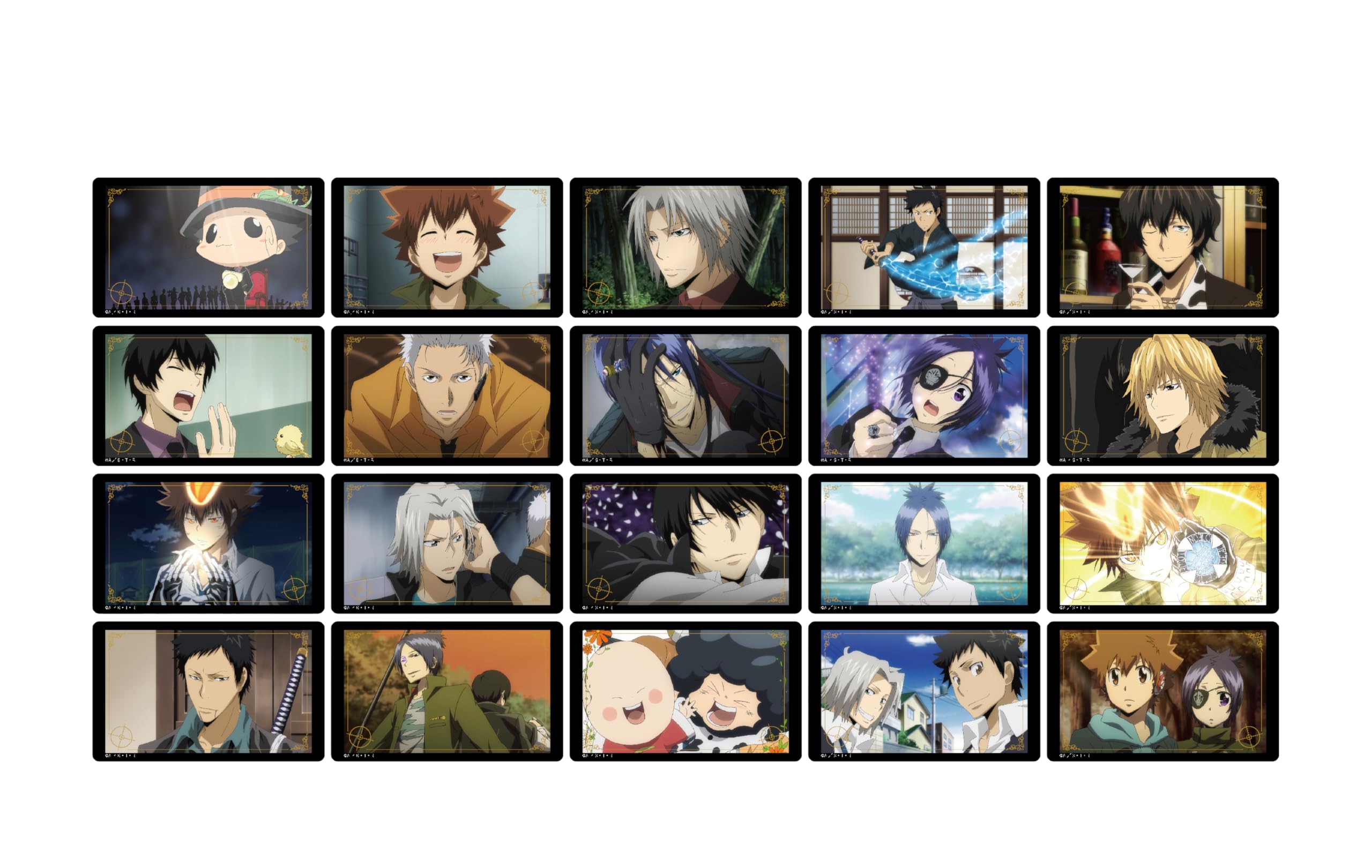 

Коллекционный бокс с прозрачными карточками Katekyo Hitman Reborn! 10 шт