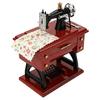 Mini Sewing Machine Music Box Wind Up Vintage Musical Toy for Tabletop Decoration Holiday Gift 1010 Mini Sewing Machine