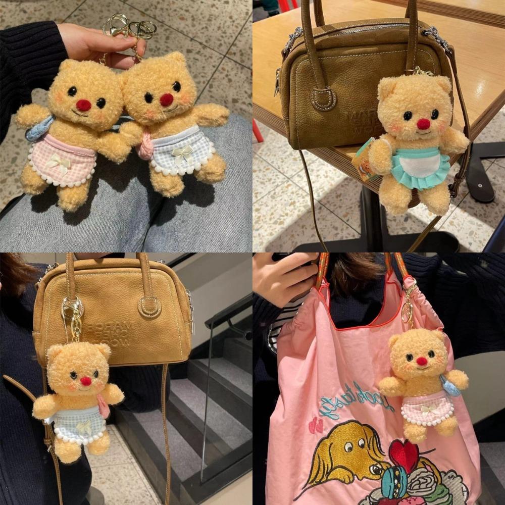 

Cartoon Butter Bear Keychain Cute Bag Pendant New Bag Charms Gift