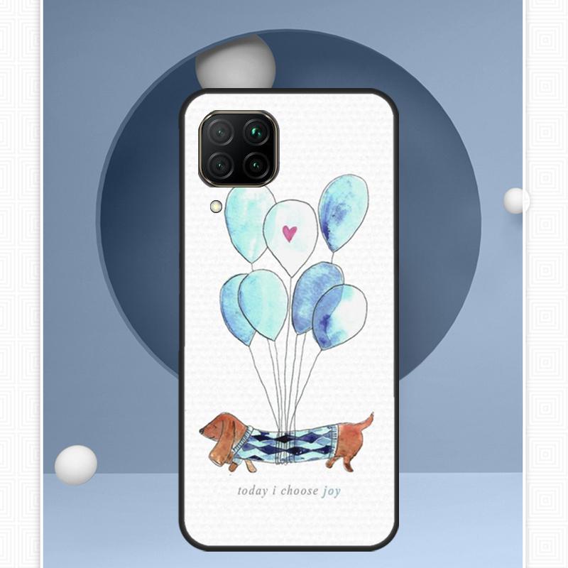 Cartoon Dackel Würstchenhund Für Huawei Nova 12i 12s 11i 8i Y91 Y60 Y70 Y72 Y90 Y61 9 10 SE P20 P40 Lite P30 P60 Pro Hülle
