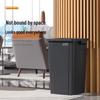 Large Square Rubber Trash Can