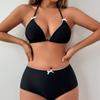 European and American New Lace Sexy Suspender Bikini Swimsuit