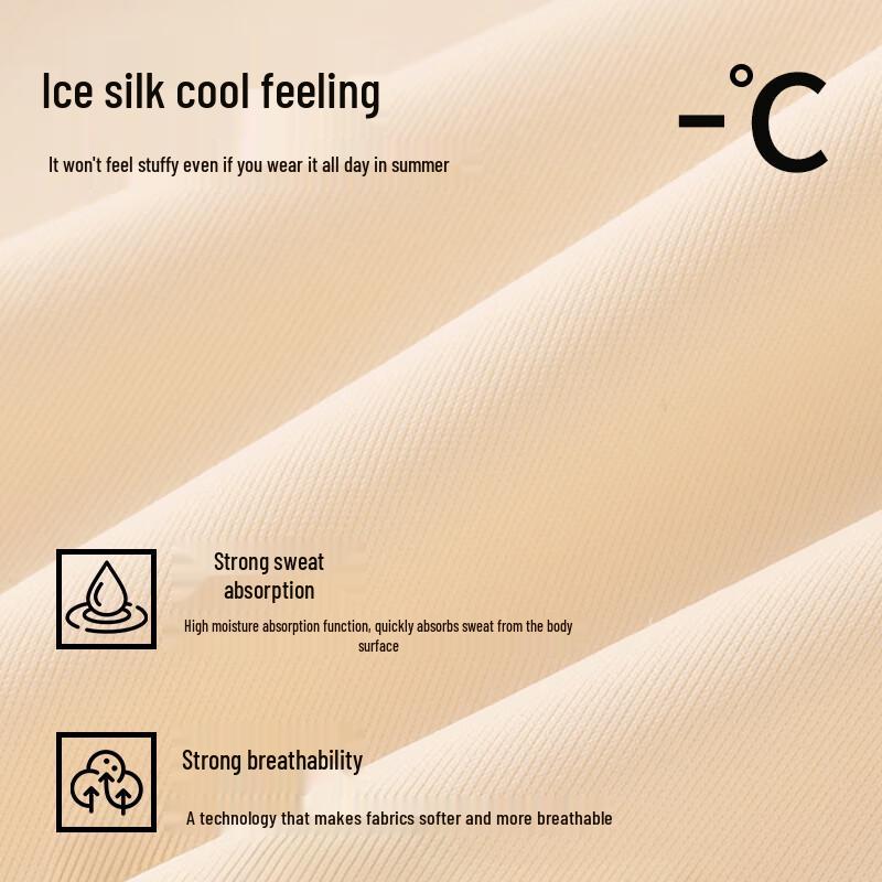 Yalu Women's High Waist Tummy Control Ice Silk Seamless Safety Shorts