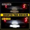 2X License LED Rear Light Plate Fit Silverado Chevy GMC Cadillac Escalade Sierra