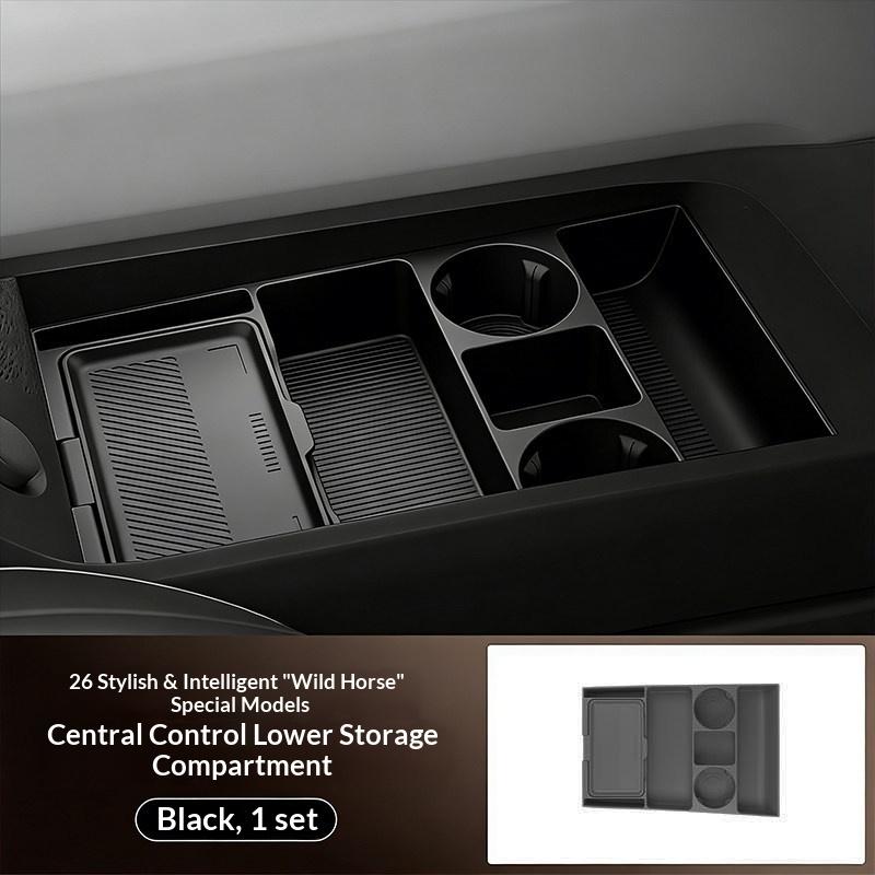 

Suitable for 26 Models of Ford Intelligent Liema Central Control Lower Storage Box Glasses Storage Box Car Supplies Accessories чёрный
