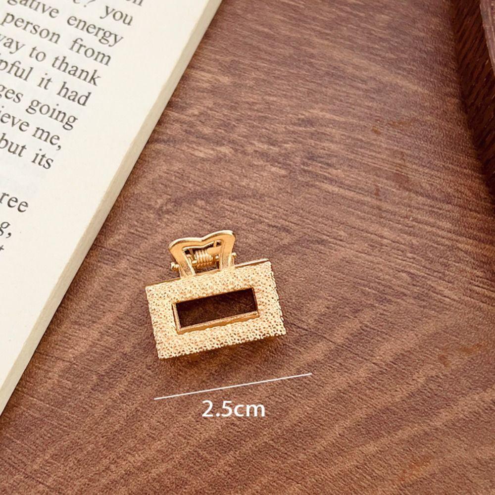 Gold Hair Claw Metal Barrette Fashion Hairpin  Women
