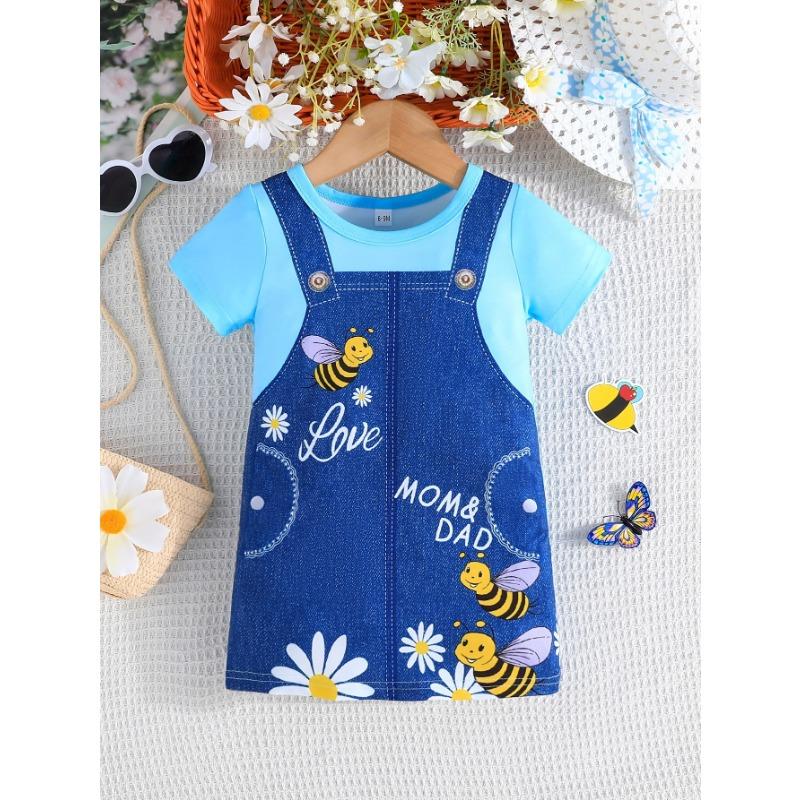 

Забавная одежда для девочек с принтом на бретельках, детские платья, летняя детская одежда, уличная одежда с круглым вырезом, платья для девочек, милые наряды для девочек с героями мультфильмов 120