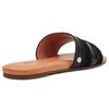 UGG Ximena Double Layer Cowhide Comfortable Casual Fashion Sandals Women sandals Black 1128644-BLLE
