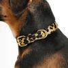 Leopardenmuster Verstellbares Haustierhalsband PU-Leder Haustierhalsband Leopard Hundehalsband Kleine Mittlere Hunde